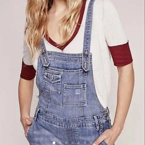 Free people denim overalls sz 28/6! Perfect!